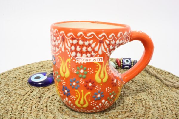 Handmade Ceramic Mugs Wholesale Heart Shaped