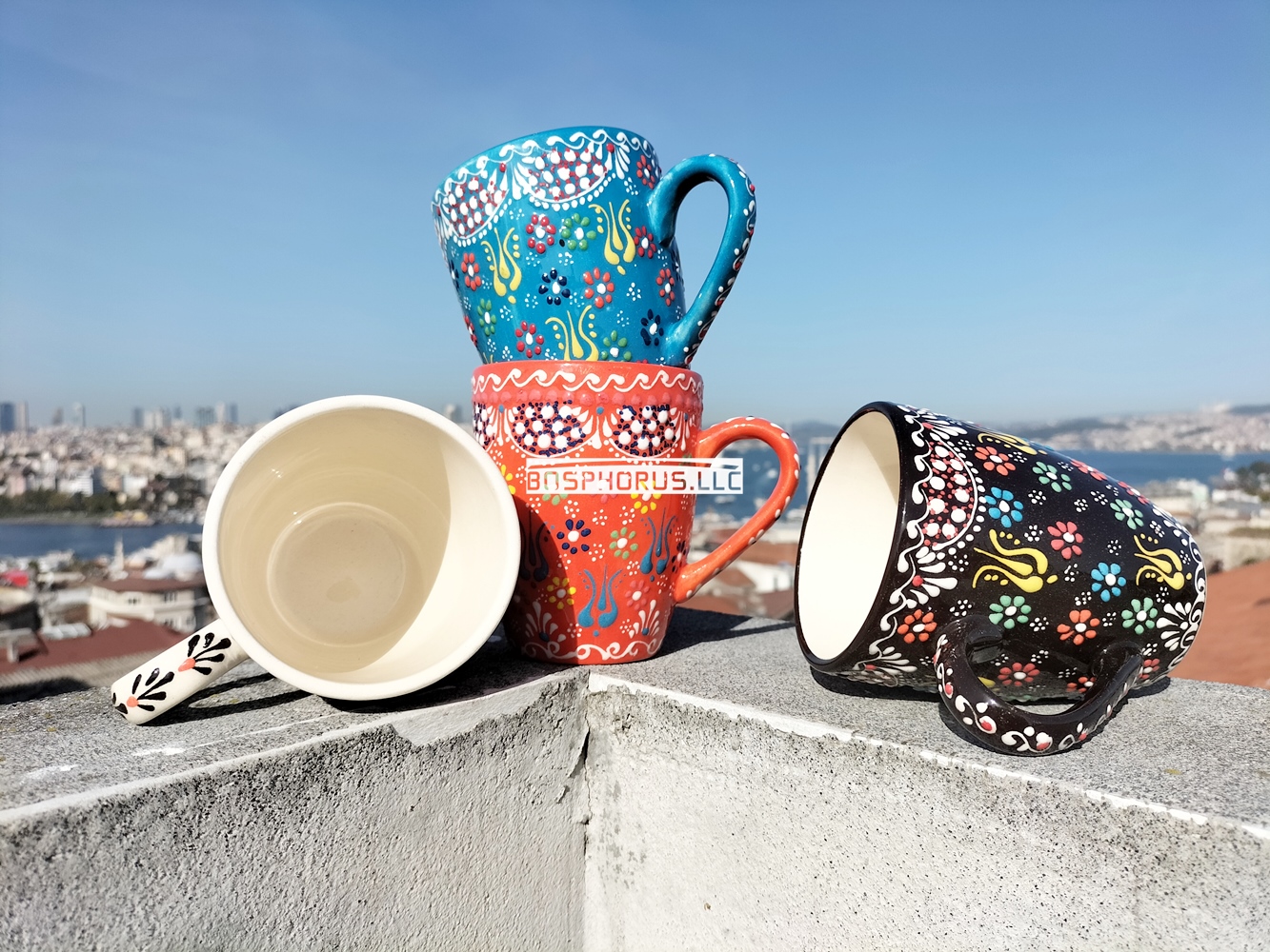IKEA Style Handmade Turkish Ceramic Mugs Wholesale