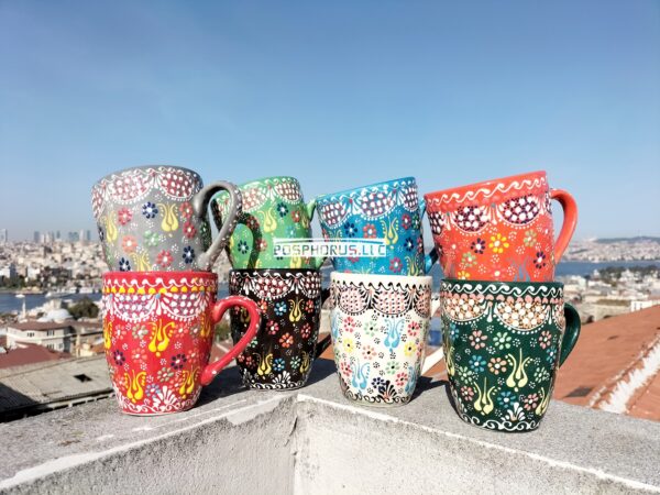 IKEA Style Handmade Turkish Ceramic Mugs Wholesale